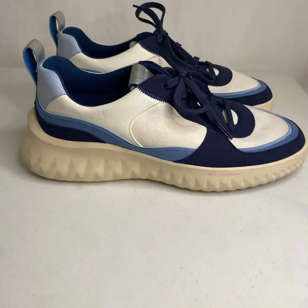 Cole Haan Women's Generation ZeroGrand II Court Sneakers Size 10.5 Blue White